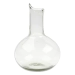 Handblown recycled glass decanter, 'Exquisite Shape' - Handblown Recycled Glass Wine Decanter from Mexico