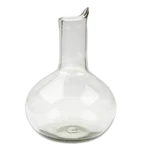 Handblown recycled glass decanter, 'Exquisite Shape' - Handblown Recycled Glass Wine Decanter from Mexico