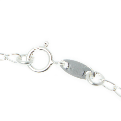 Collar colgante de plata esterlina - Collar de Plata de Ley con Colgante Basado en Símbolo de Caracol