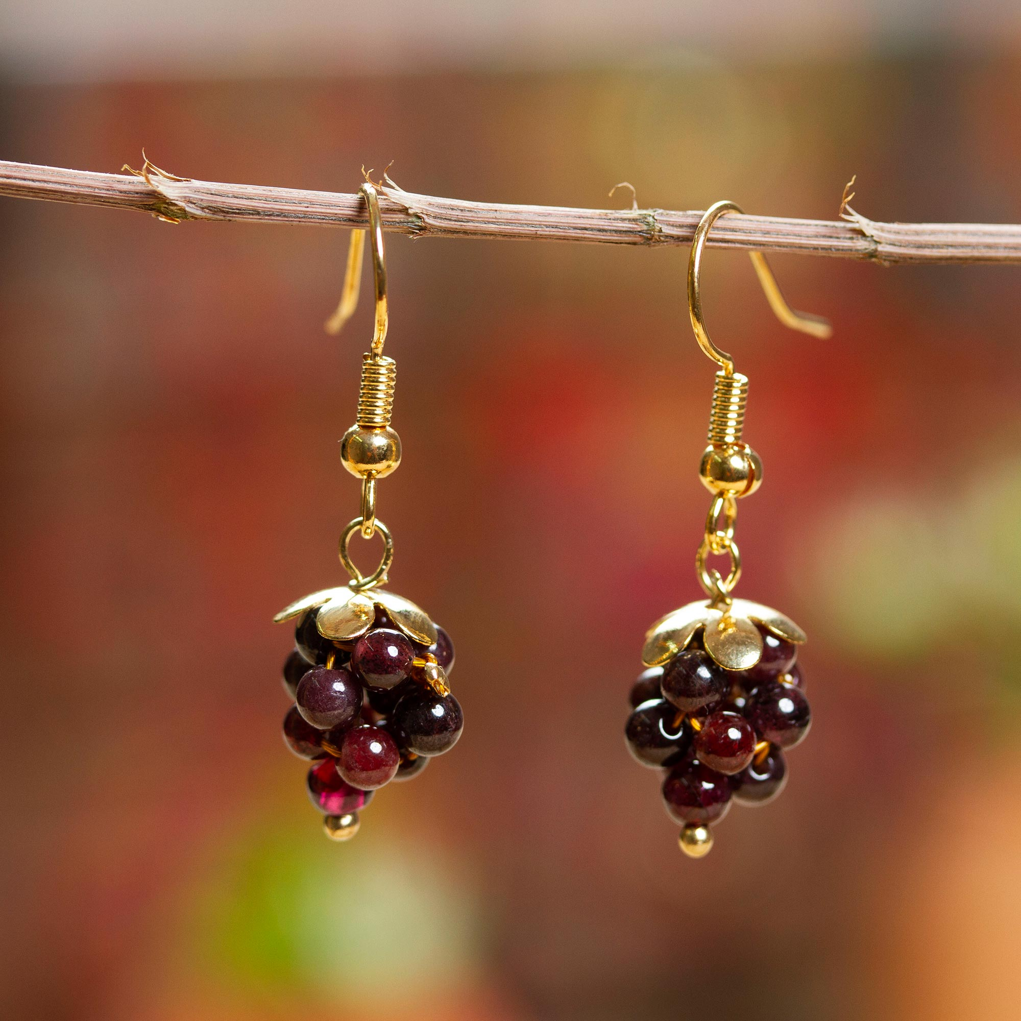 Classy Pearl cluster dangle earrings handmade handcrafted earrings