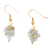 Labradorite dangle earrings, 'Luminous Grapes' - Labradorite Bead Cluster Earrings on 14k Gold Plating (image 2c) thumbail