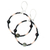 Beaded dangle earrings, 'Seven Days' (7 pairs) - Multi-Colored Beaded Hoop Earrings (Set of 7) (image 2d) thumbail