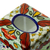 Ceramic tissue box cover, 'Hidalgo Bouquet' - Talavera-Style Tissue Box Cover (image 2c) thumbail