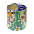 Ceramic toothbrush holder, 'Hidalgo Bouquet' - Green Dominant Talavera Style Toothbrush Holder from Mexico (image 2d) thumbail