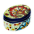 Ceramic cotton bud jar, 'Hidalgo Bouquet' - Cotton Swab Jar in Talavera-Style Ceramic (image 2a) thumbail