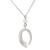 Moonstone pendant necklace, 'Lunar Movement' - Sterling Silver Filigree and Moonstone Pendant Necklace