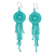 Perlen-Wasserfall-Ohrringe, (7 Paar) - Ohrringe im Traumfänger-Stil mit Glasperlen (7er-Set)