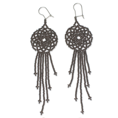 Perlen-Wasserfall-Ohrringe, (7 Paar) - Ohrringe im Traumfänger-Stil mit Glasperlen (7er-Set)