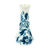 Ceramic vase, 'Talavera Blue' - Traditional Mexican Talavera Ceramic Hand-painted Blue Vase (image 2a) thumbail