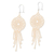 Beaded waterfall earrings, 'Four Days' (4 pairs) - 4 Pairs Glass Beaded Dream Catcher Earrings from Mexico (image 2d) thumbail