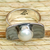 Cultured pearl cocktail ring, 'Lunar Light' - Cultured Pearl Cocktail Ring in 950 Silver from Taxco (image 2) thumbail