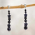 Hematite dangle earrings, 'Star Cascade' - Blue Hematite Dangle Earrings