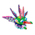 Wood alebrije figurine, 'Crazy Martian' - Colorful Alebrije Figurine from Mexico