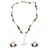Cultured pearl and tiger's eye jewellery set, 'Precious Dragonfly' - Tiger's Eye and Cultured Pearl jewellery Set
