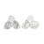 Sterling silver stud earrings, 'Dainty Orchid' - Artisan Crafted Floral Stud Earrings