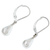Sterling silver dangle earrings, 'Juno' - Taxco Sterling Silver Earrings (image 2b) thumbail
