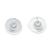 Pendientes de botón de amatista - Pendientes de amatista elaborados artesanalmente