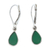 Onyx-Ohrhänger, „Allegria“ – handgefertigte grüne Onyx-Ohrringe