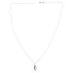 Sterling silver pendant necklace, 'Hot Coffee' - Artisan Crafted Pendant Necklace in Sterling Silver