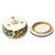 Ceramic decorative box, 'Hidalgo Bouquet' - Talavera-Style Decorative Ceramic Box