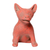 Ceramic ocarina, 'Red Aztec Puppy' - Western Mexico Pre-Hispanic Red Ceramic Dog Ocarina Flute thumbail