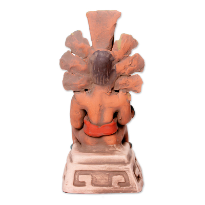 estatuilla de cerámica - México arqueología cerámica maguey dios ofreciendo escultura