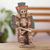 Ceramic sculpture, 'Mixtec God of the Underworld' - Aztec Archaeology Ceramic God of the Underworld Sculpture (image 2) thumbail