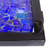 Stained glass mosaic folding table, 'Moons Reflected' - Handcrafted Stained Glass Mosaic Folding Table from Mexico (image 2f) thumbail