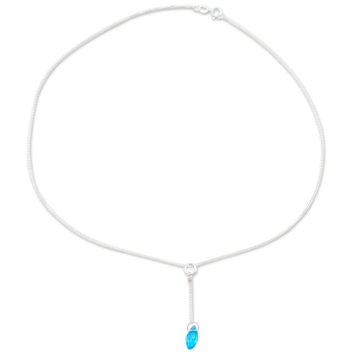 Handcrafted Crystal Y-Necklace