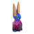 Wood alebrije figurine, 'Crazy Bunny' - Handmade Alebrije Rabbit from Mexico (image 2b) thumbail