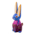Wood alebrije figurine, 'Crazy Bunny' - Handmade Alebrije Rabbit from Mexico (image 2c) thumbail