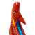 Wood alebrije sculpture, 'Cool Coyote' - Hand-Painted Wooden Alebrije