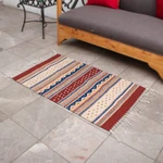 Wool area rug, 'Desert Hills' (2x3) - Multicolored Wool Area Rug (2x3)
