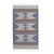 Zapotec wool accent rug, 'Clouded Sky' 2x3.5 - Blue & Grey 2 x 3.5 Ft Handwoven Zapotec Wool Accent Rug fro (image 2a) thumbail