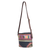 Leather accent wool sling bag, 'Zapotec Pines' - Zapotec Handwoven Grey Wool Leather Accent Sling Bag (image 2b) thumbail