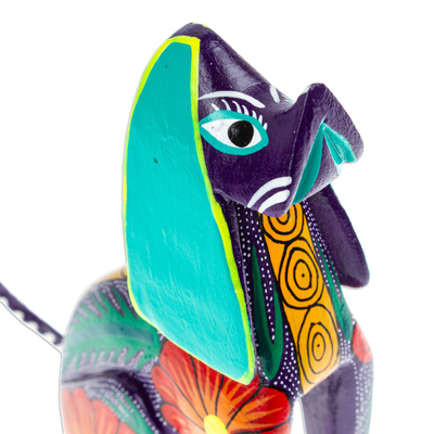 Alebrije de madera escultura - Escultura de arte popular oaxaqueño pintada a mano de México
