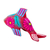 Wood alebrije sculpture, 'Fish Fun' - Multicoloured Alebrije Figurine