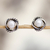 Cultured pearl stud earrings,'Tangled Rope' - Taxco Silver Stud Earrings with Cultured Pearls