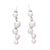 Sterling silver dangle earrings, 'Bubble Shine' - Modern Taxco Sterling Silver Earrings