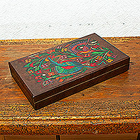 Decorative Decoupage Wood Box,'Old Mexico'