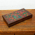 Decoupage wood box, 'Old Mexico' - Decorative Decoupage Wood Box thumbail