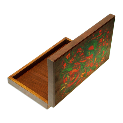 caja de madera decoupage - Caja decorativa de madera decoupage