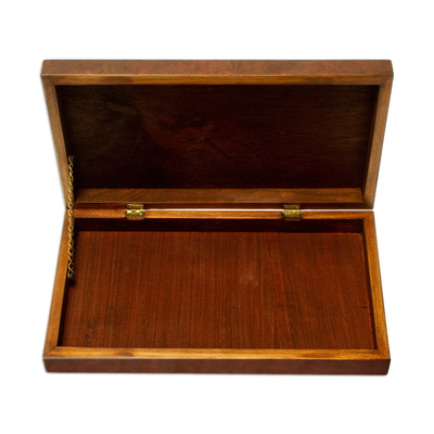 caja de madera decoupage - Caja decorativa de madera decoupage