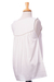 Sleeveless cotton blouse, 'Highlands' - Artisan Crafted Sleeveless White Cotton Blouse from Mexico (image 2f) thumbail