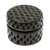 Ceramic decorative box, 'Round Trellis' - Handmade Barro Negro Decorative Box