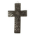 Ceramic wall cross, 'Oaxacan Faith' - Artisan Crafted Barro Negro Wall Cross from Mexico