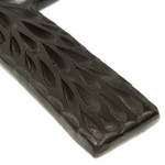 Ceramic wall cross, 'Oaxacan Faith' - Artisan Crafted Barro Negro Wall Cross from Mexico