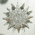 Embossed tin ornament, 'Light of Bethlehem' (8 inch) - Artisan Crafted Tin Star Ornament (8 Inch)