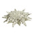 Embossed tin ornament, 'Light of Bethlehem' (8 inch) - Artisan Crafted Tin Star Ornament (8 Inch)