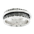 Silver meditation ring, ‘Mystical Orbit’ - Unisex 950 Silver Meditation Ring from Mexico thumbail